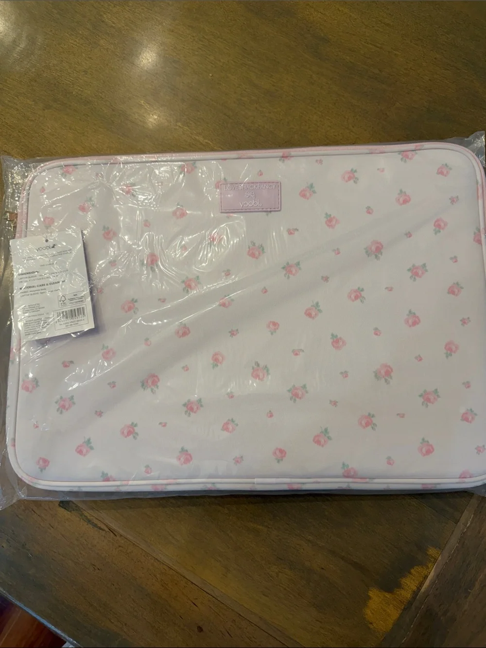 LoveShackFancy Target Pink Floral Tablet Sleeve